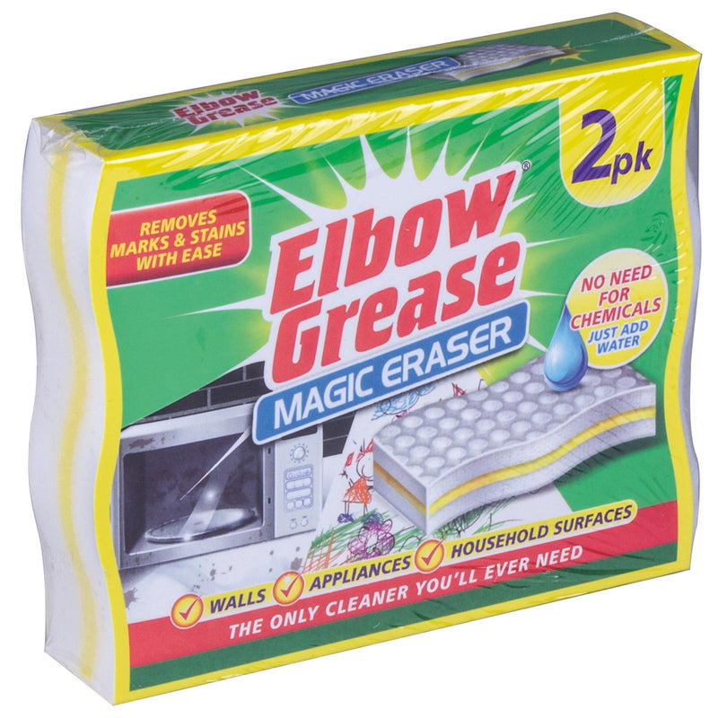 Magic Erasers - White - Pack of 2 - By Elbow Grease