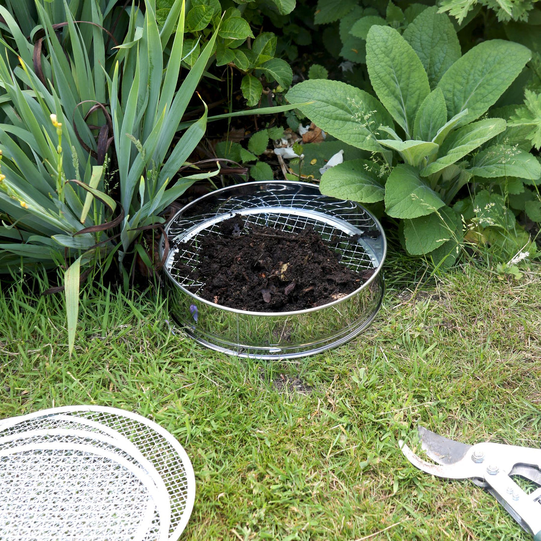 5-Filter Garden Riddle Sieve - 30cm