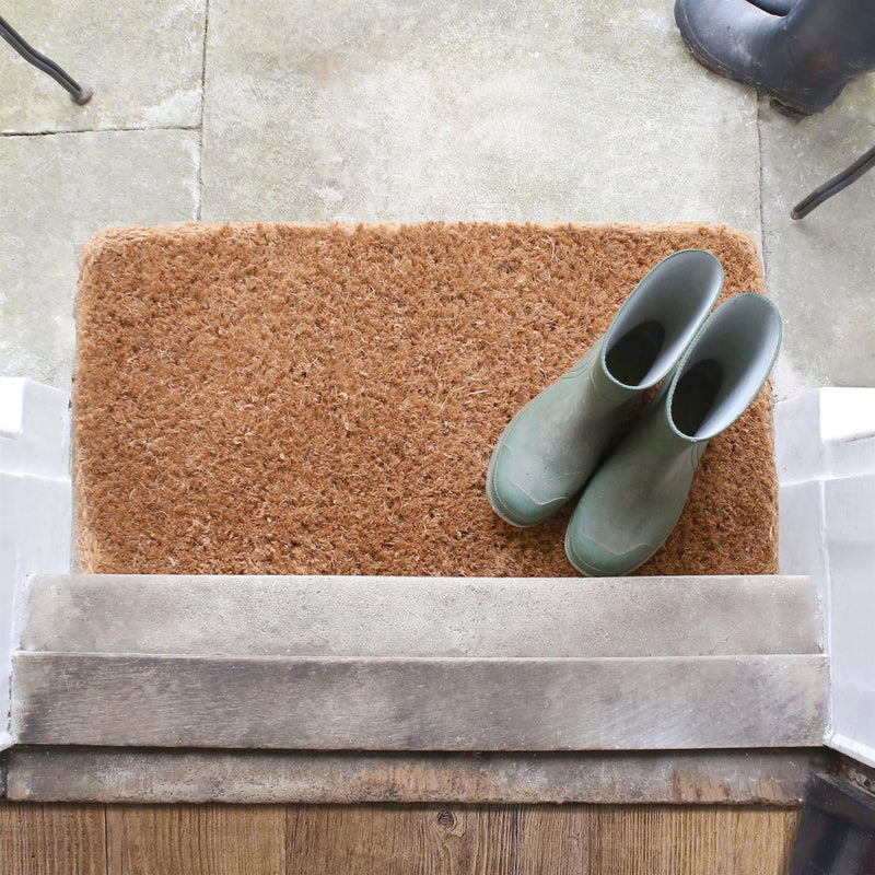 Premium Handmade Coir Door Mat - By Nicola Spring