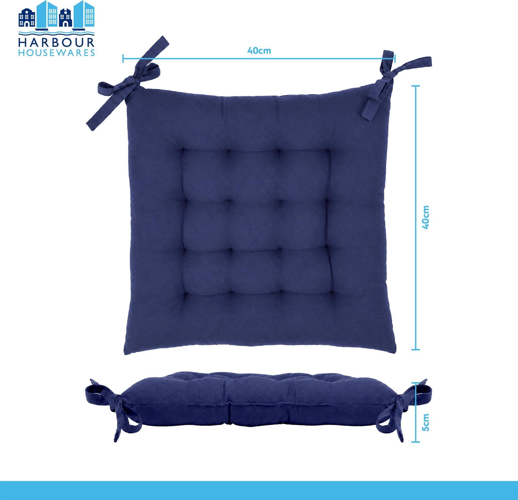 Square Seat Pad - 40 x 40cm - Natural