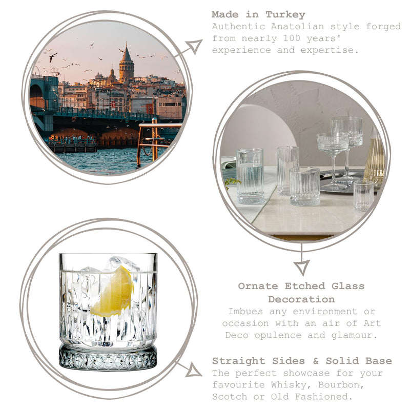 210ml Elysia Whisky Glass - By Pasabahce