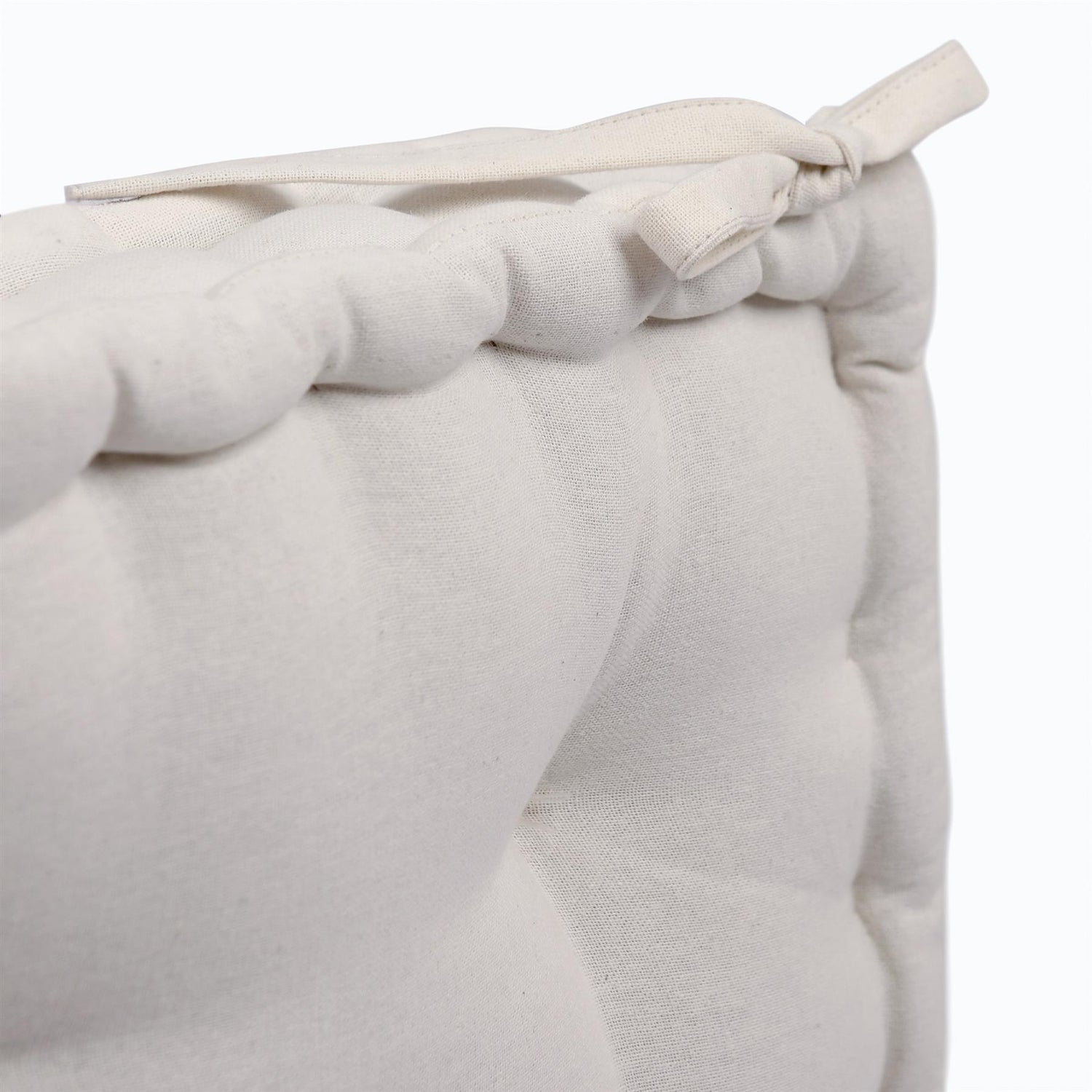Deluxe Square Seat Pad - 40 x 40cm - Cream