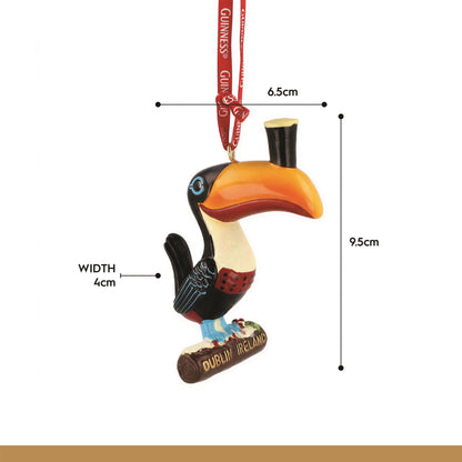 Guinness Toucan 3D Christmas Tree Decoration - Multi