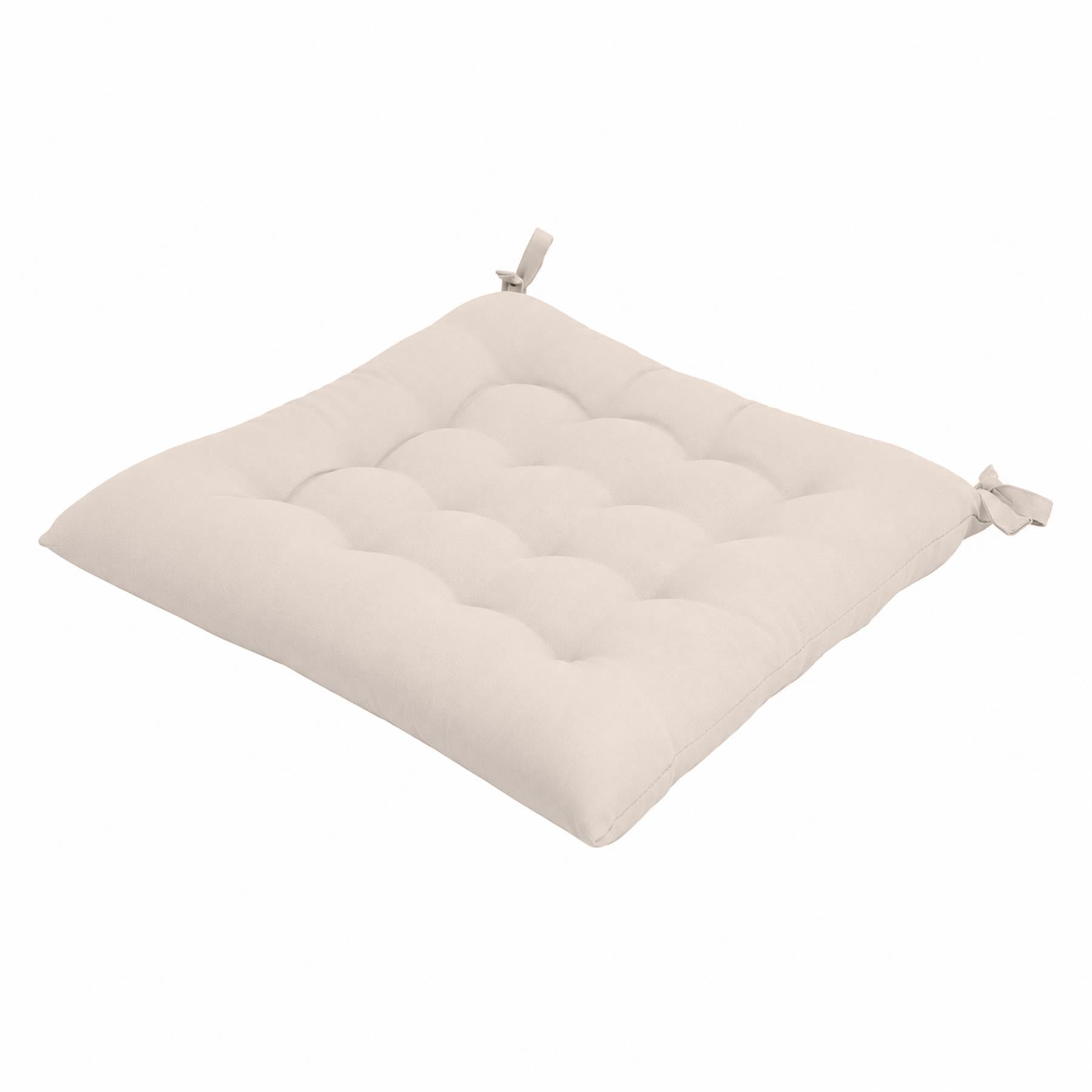 Square Seat Pad - 40 x 40cm - Natural