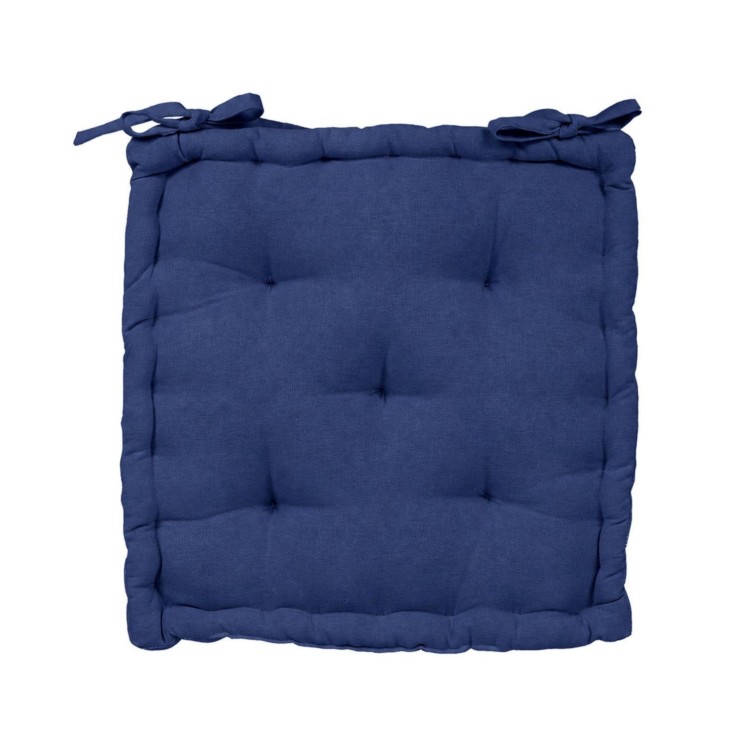 Deluxe Square Seat Pad - 40 x 40cm - Navy