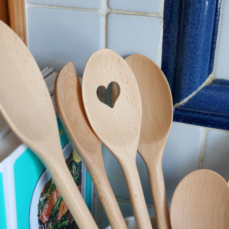 Wooden Scraper Spoon - 30cm - By Argon Tableware