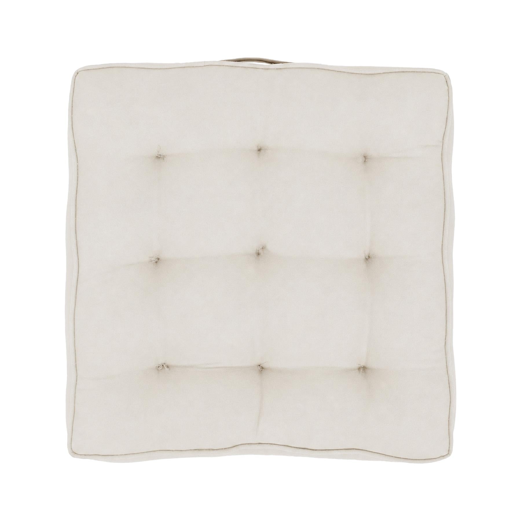 Square Armchair Booster Cushion - 50 x 50cm - Cream