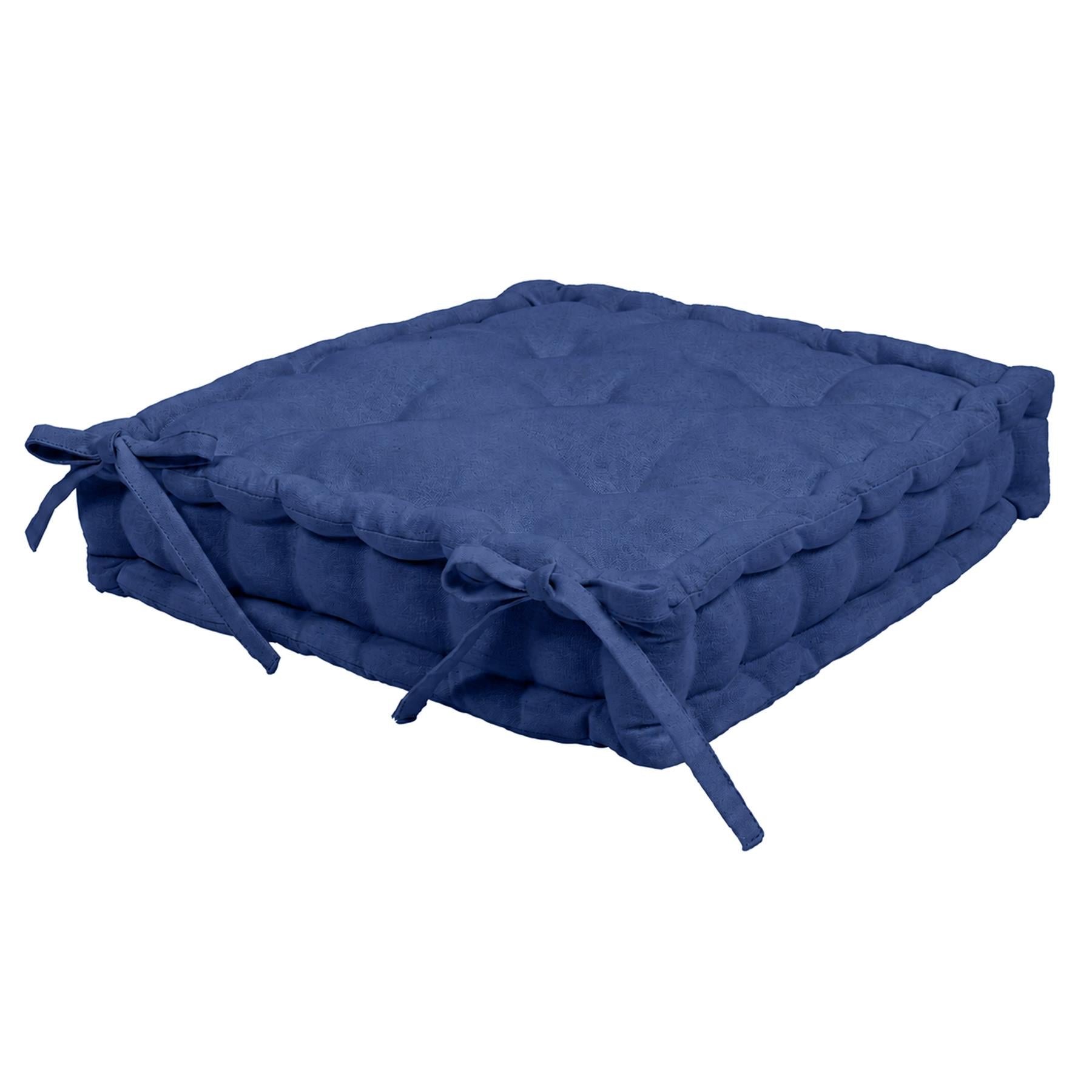 Deluxe Square Seat Pad - 40 x 40cm - Navy