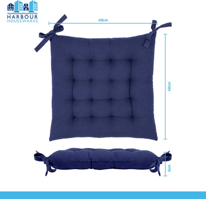 Square Seat Pad - 40 x 40cm - Navy