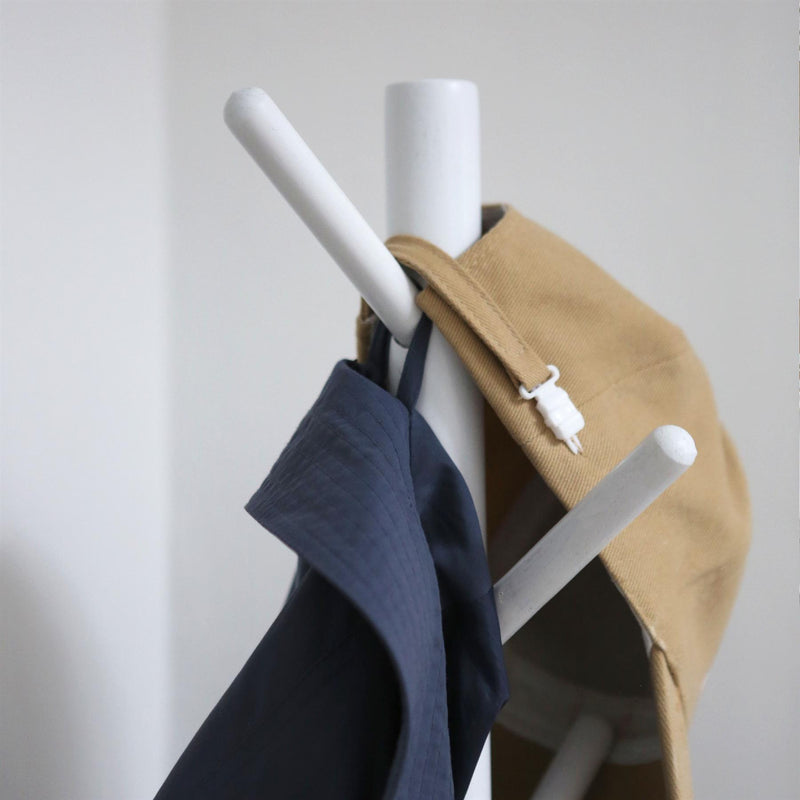 Free-Standing Wooden Coat Rack