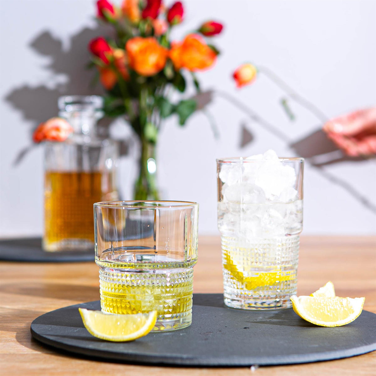 370ml Bartender Novecento Glass Tumbler