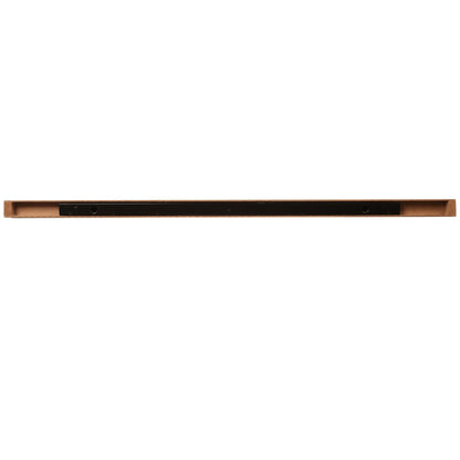 Wooden Live Edge Floating Shelf - 80cm - Light Oak