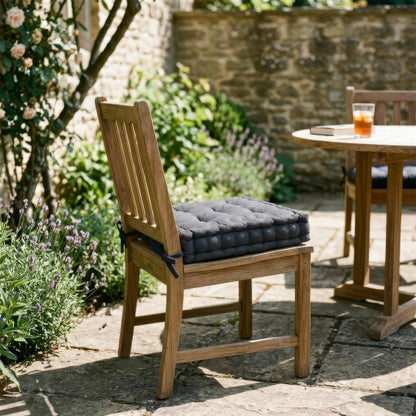 Deluxe Square Seat Pad - 40 x 40cm - Black