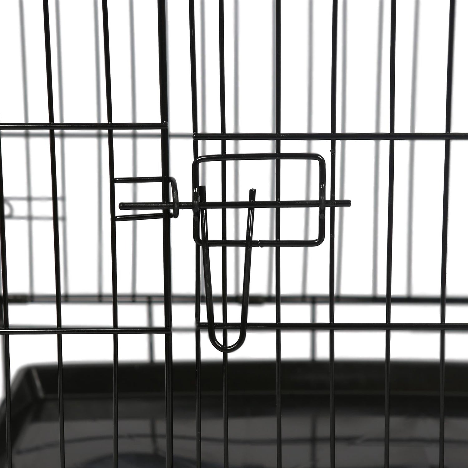 2 Door Metal Dog Crate with Removable Tray - Extra-Large
