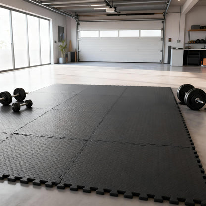 Interlocking Gym Flooring Mats - 60 x 60cm - Pack of 4