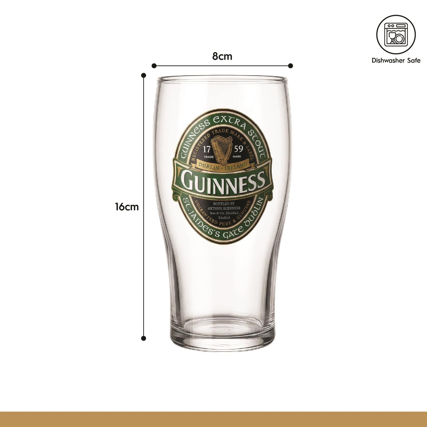 Guinness 2pc Ireland Pint Glass Set