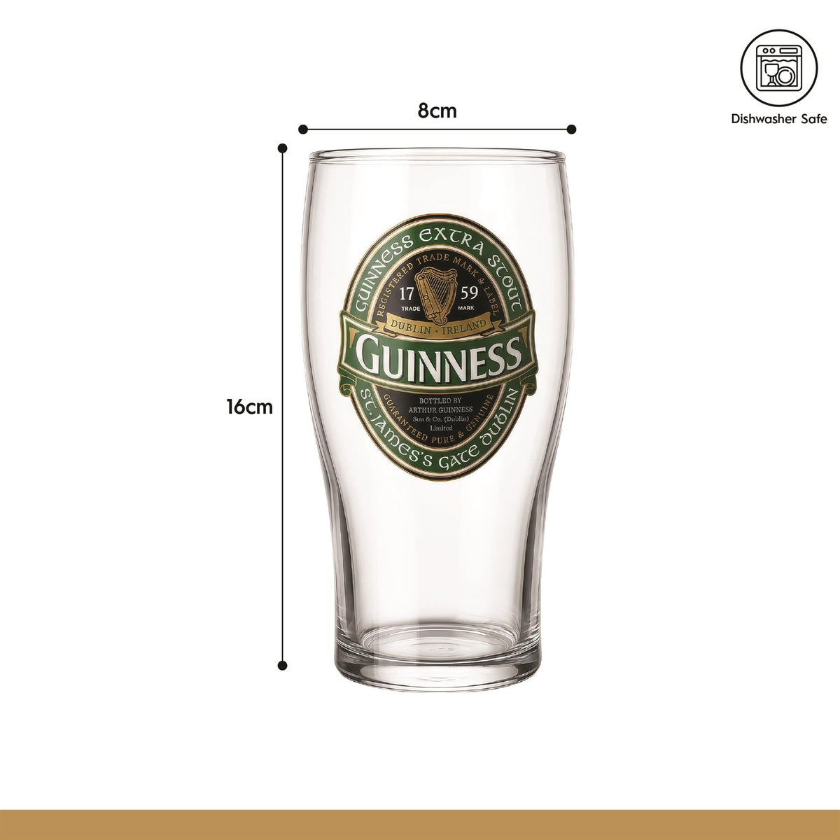 Guinness 2pc Ireland Pint Glass Set