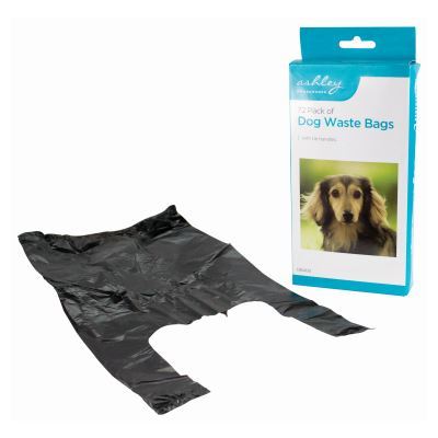 Dog Poo Bags - Black - Pack of 72 - By Ashley