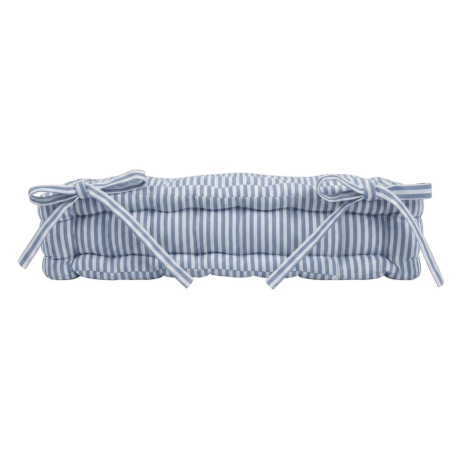Deluxe Square Seat Pad - 40 x 40cm - Blue Stripe