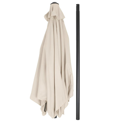 2.3M Tilting Garden Parasol - Natural
