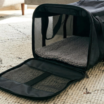 Foldable Cat Carrier - Small - Black
