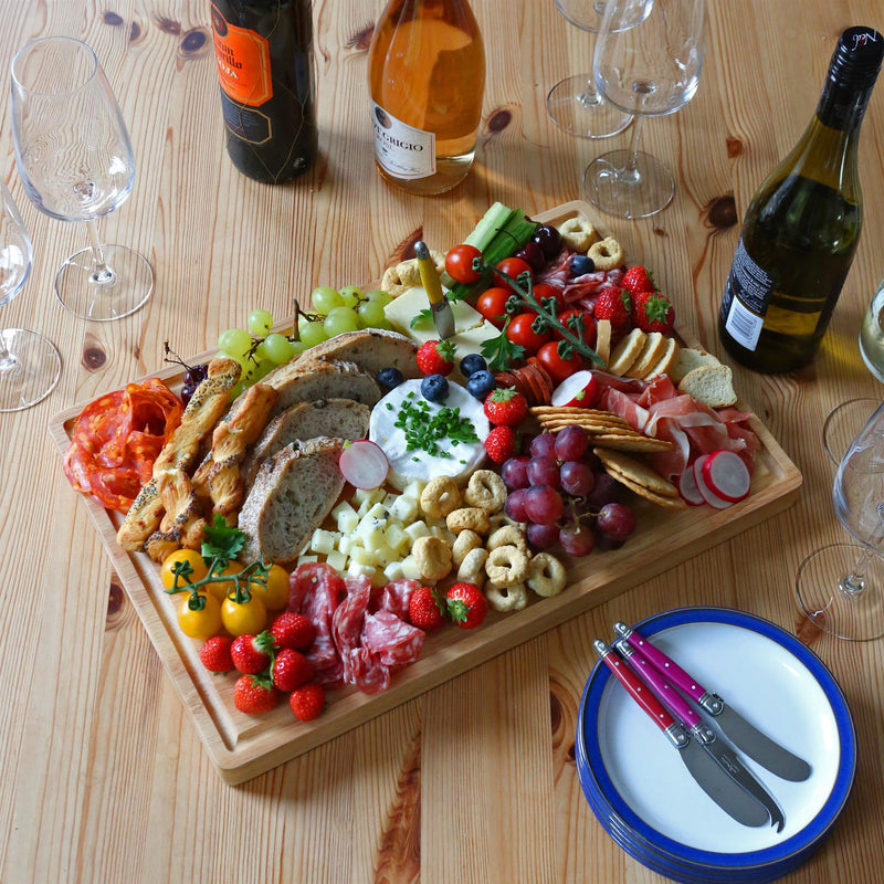 Wooden Butchers Block Chopping Board - 45cm x 30cm - By Argon Tableware