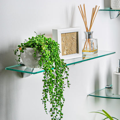 Floating Glass Wall Shelf - 40cm