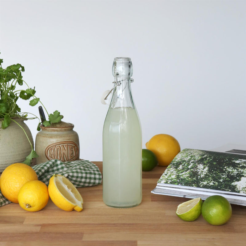 Glass Bottle with Swing Top