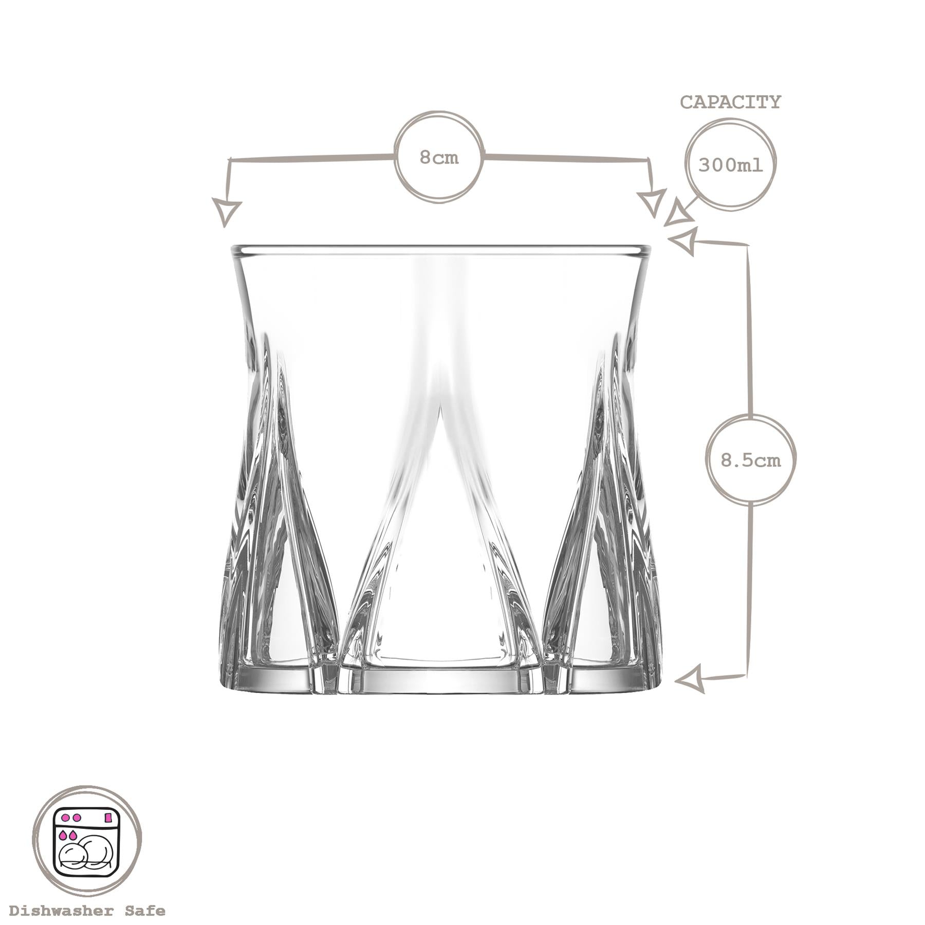 300ml Zoey Whisky Glass