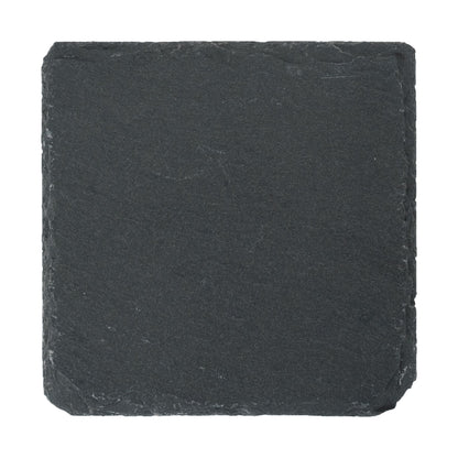 Natural Square Slate Coaster - 10cm
