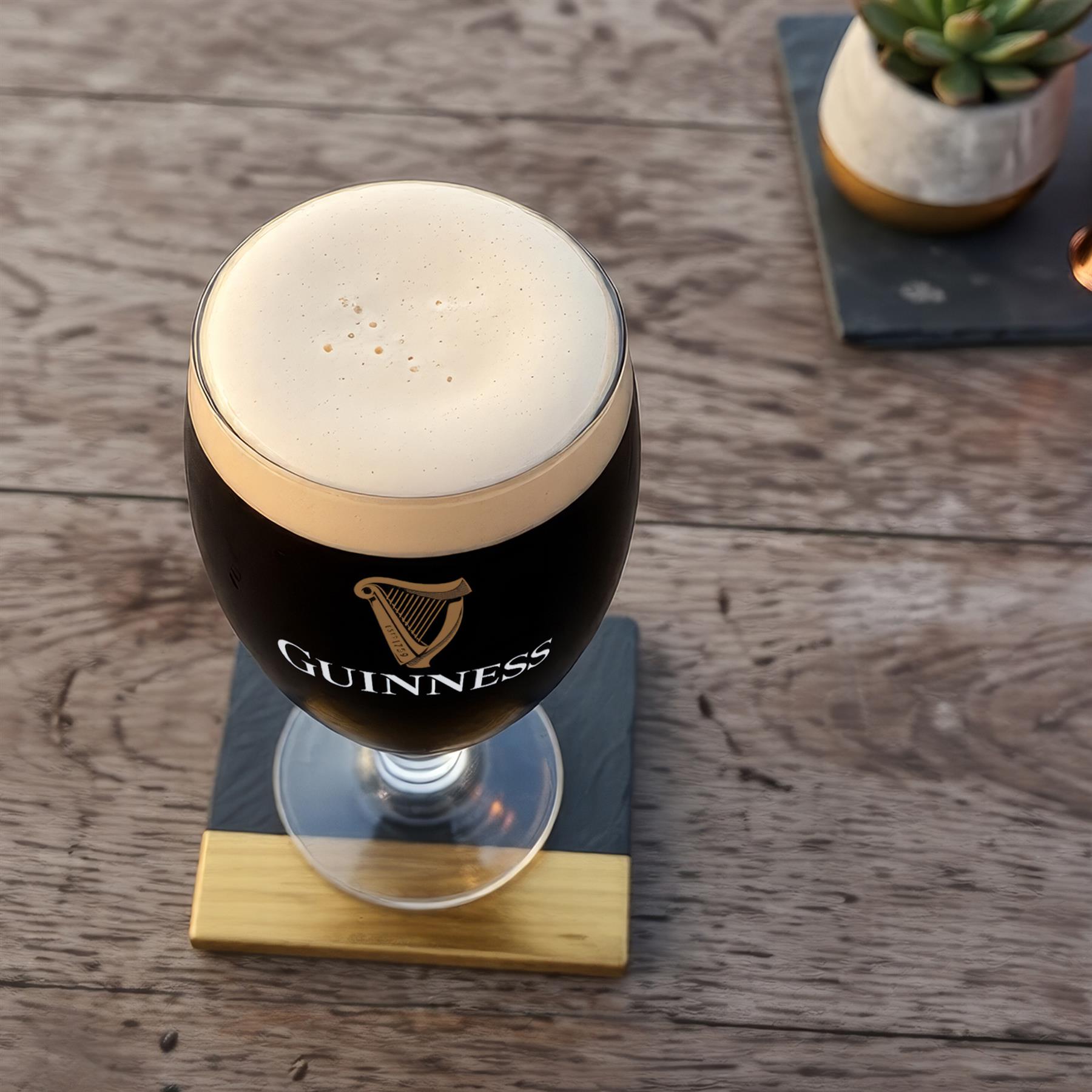 Guinness 2pc Stemmed Half Pint Glass Set
