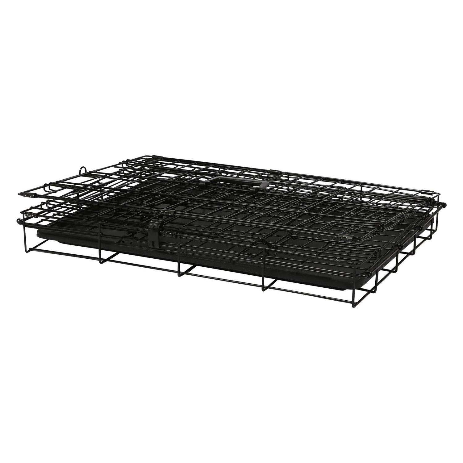 2 Door Metal Dog Crate with Removable Tray - Extra-Large