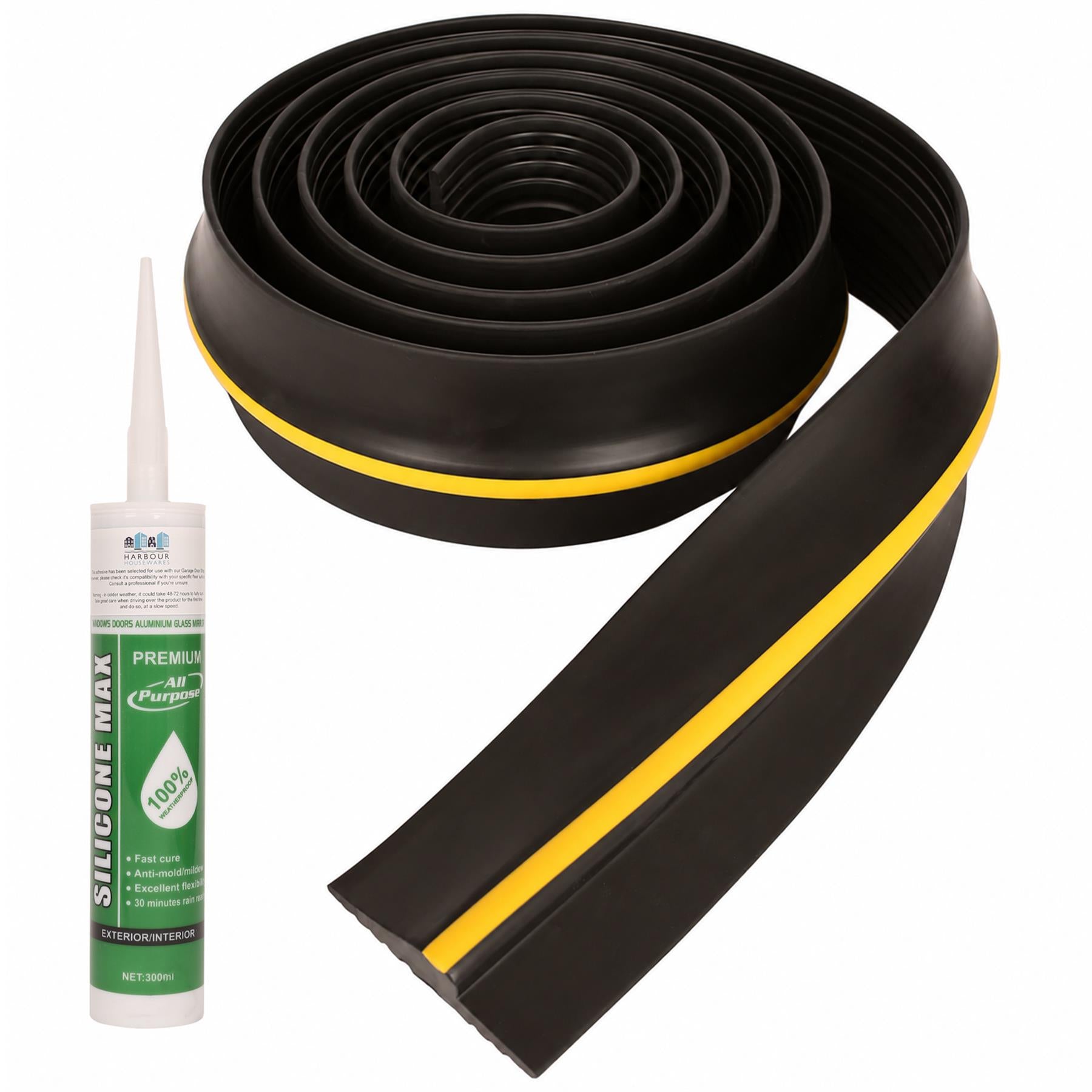 Universal Garage Door Seal Strip - 8ft / 2.44m