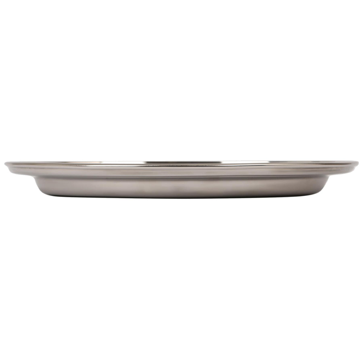 Oval Stainless Steel Serving Tray - 22 x 16.5cm