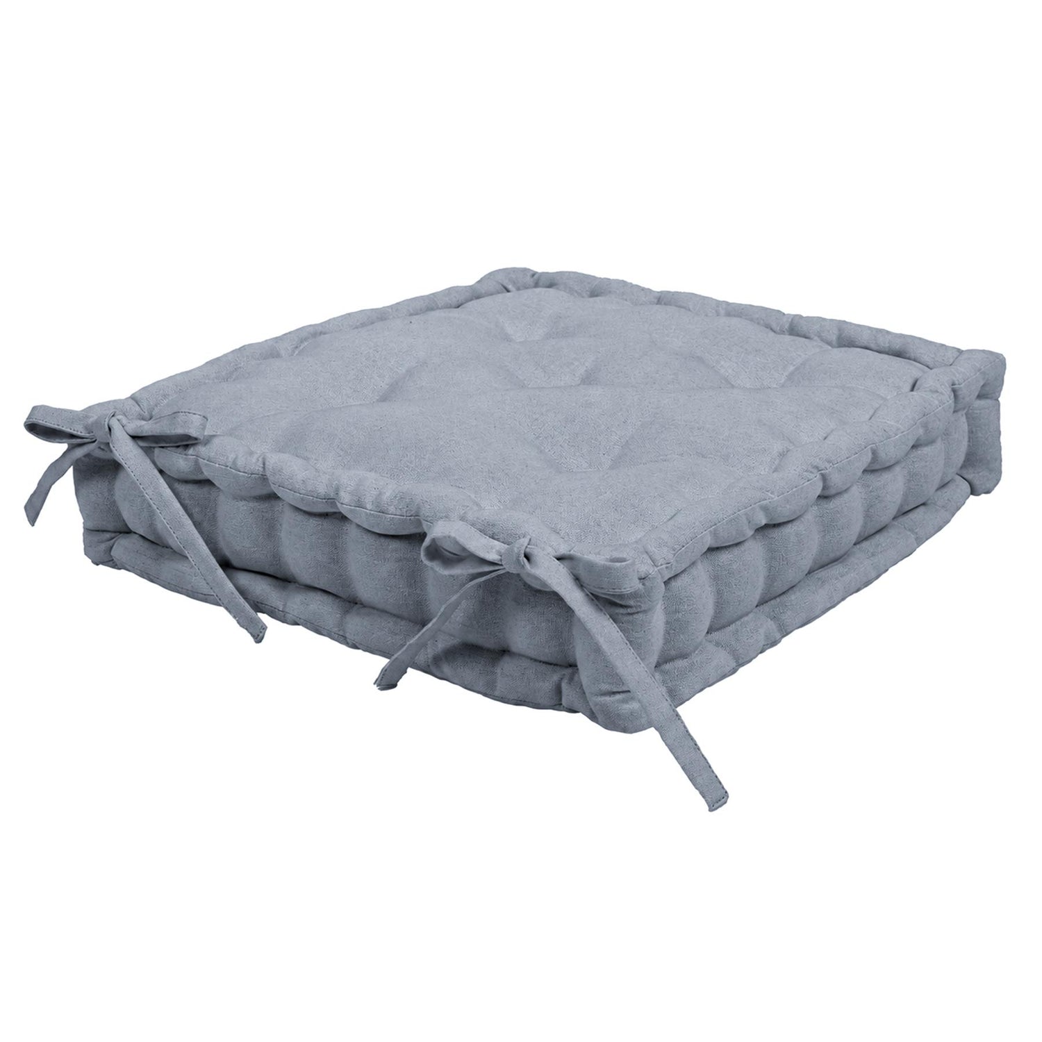 Deluxe Square Seat Pad - 40 x 40cm - Grey