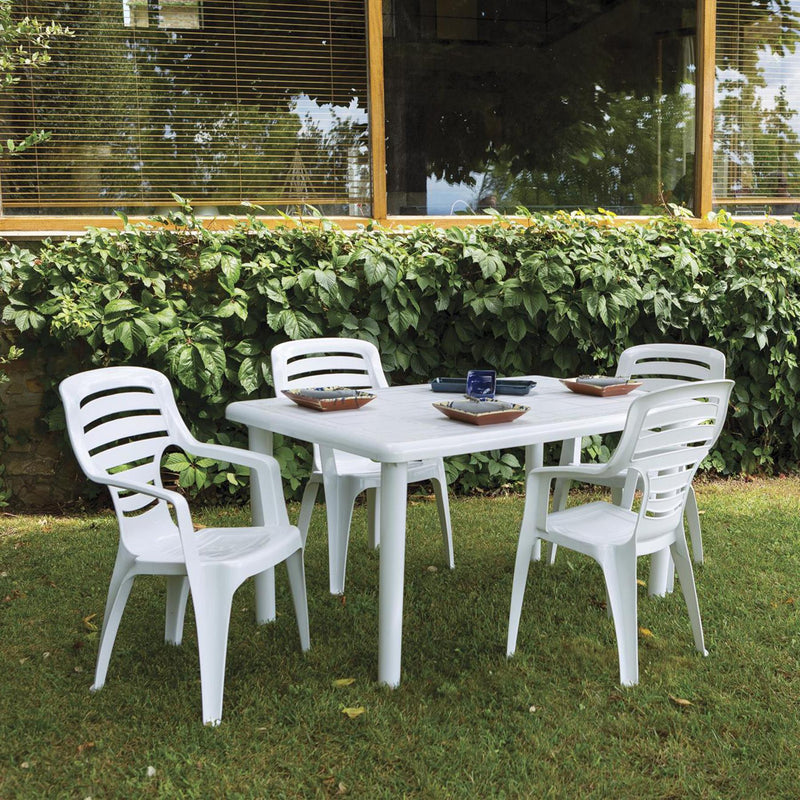 Pireo Plastic Garden Dining Armchair - By Resol