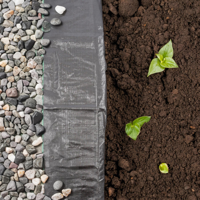 2m x 25m 110gsm Weed Control Membrane - By Harbour Housewares