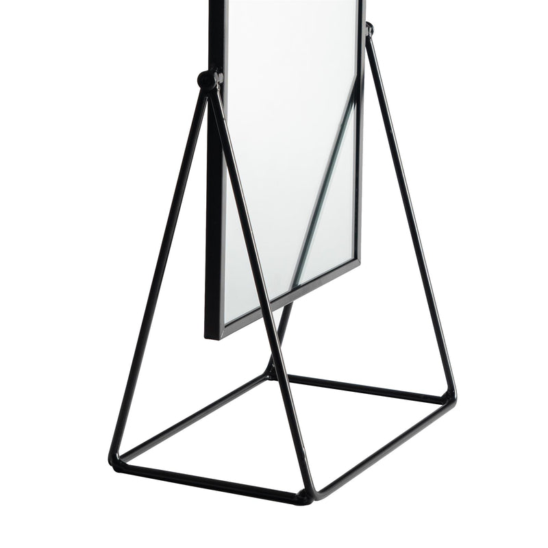 Harbour Housewares Dressing Table Vanity Mirror - 22cm - Black