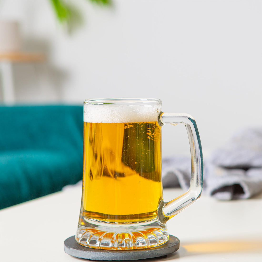 Stern Tankard Glass Beer Mug - 290ml