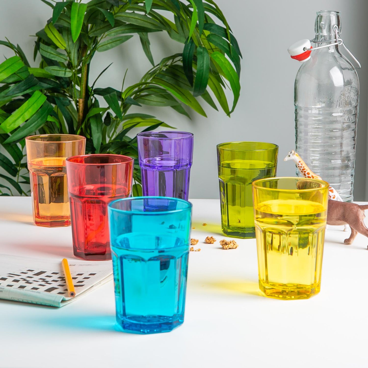 Coloured Highball Glass - 365ml - 6 Colours Available