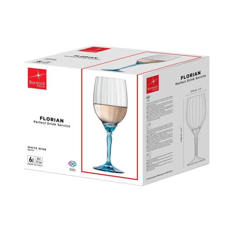 380ml Florian White Wine Glass - By Bormioli Rocco