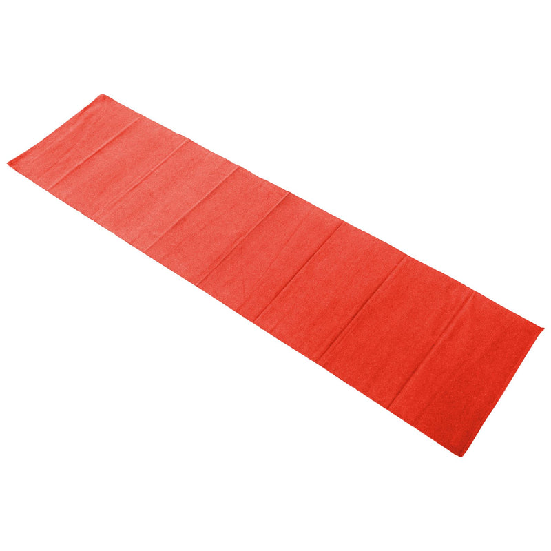 Nicola Spring Ribbed Cotton Dining Table Runner - 183cm - Red