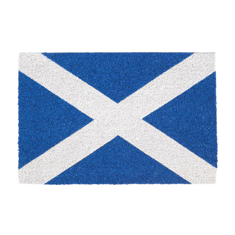Nicola Spring Non-Slip Door Mat - 60 x 40cm - Scotland Flag