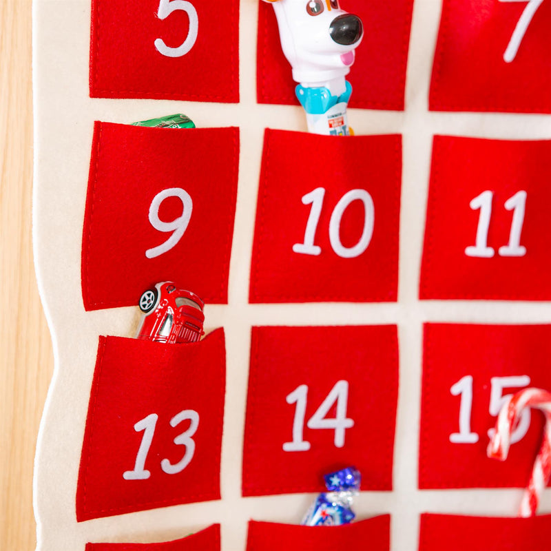44cm House Felt Advent Calendar - By Nicola Spring