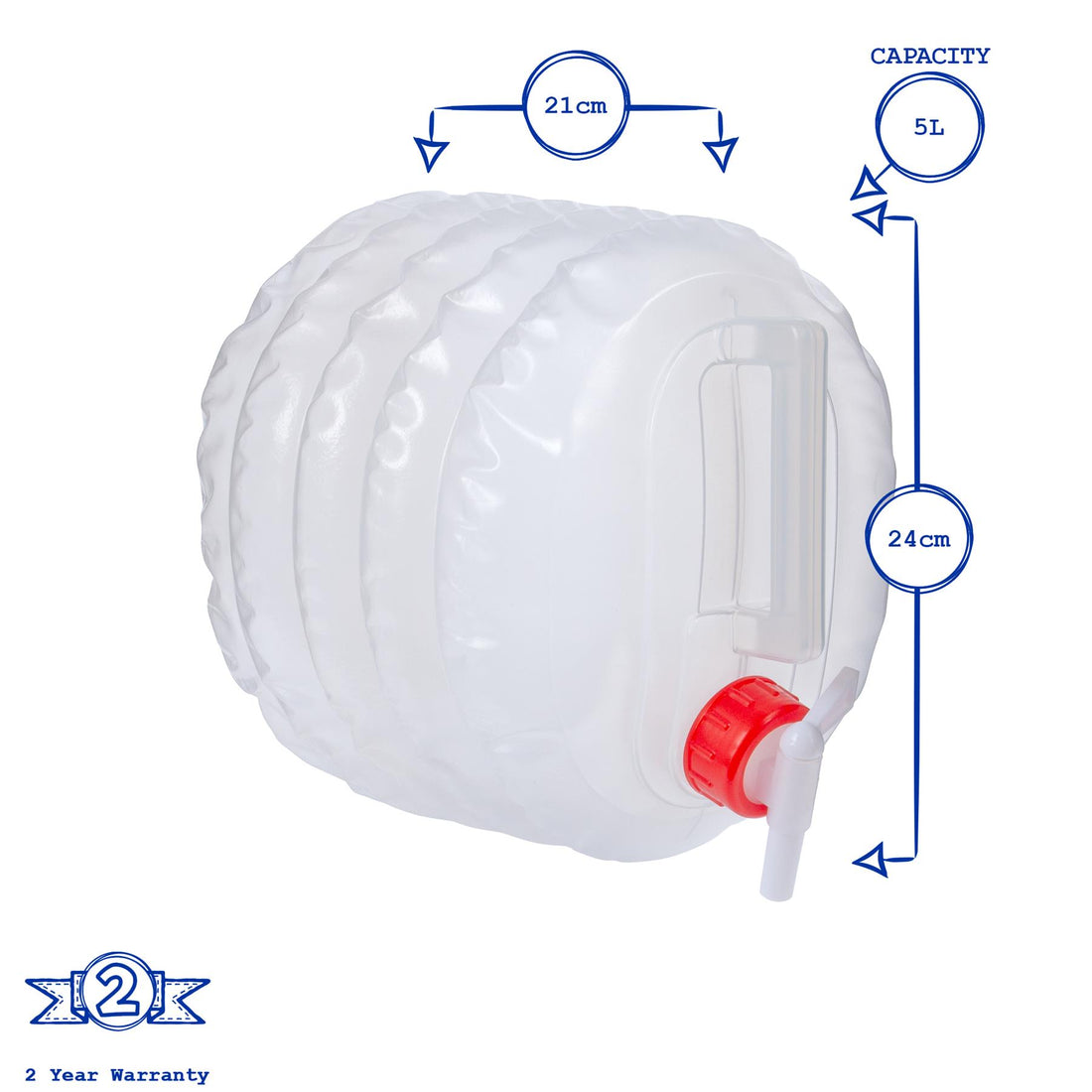 5L Collapsible Water Carrier