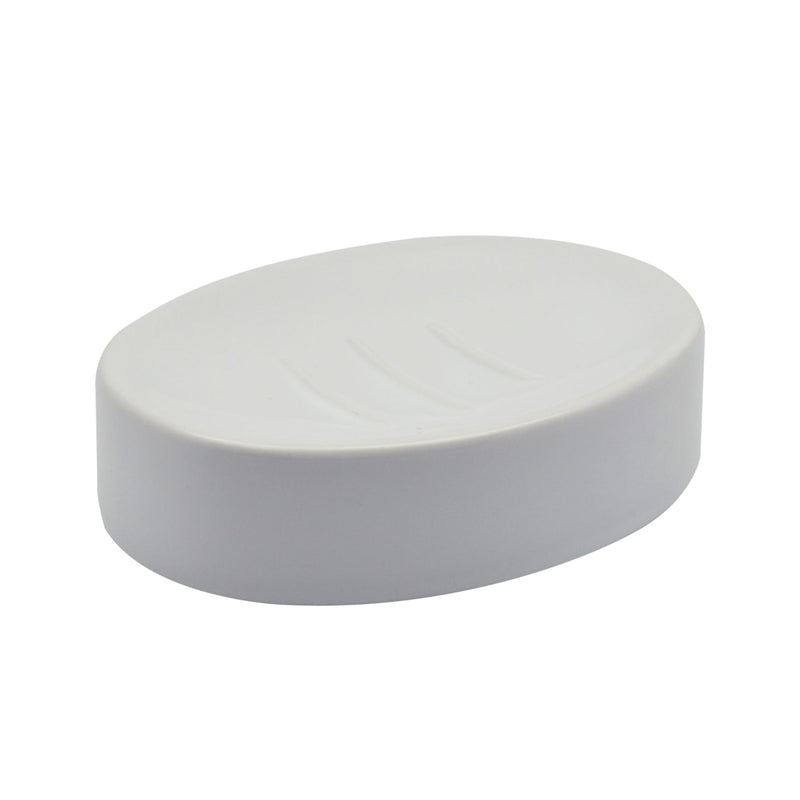 Harbour Housewares Ceramic Soap Saver Dish - White