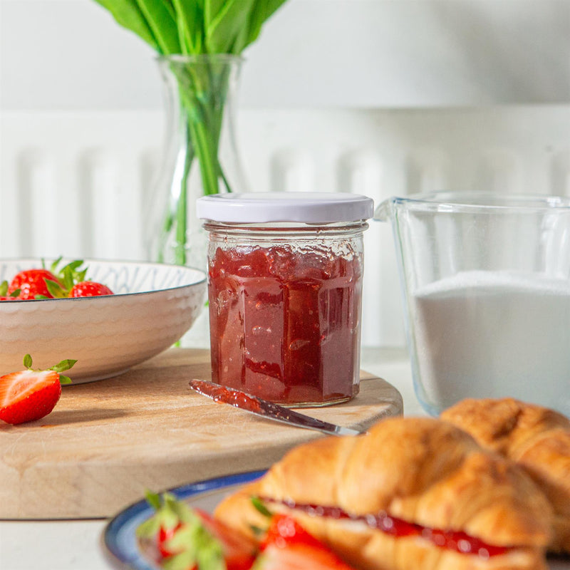 310ml Glass Jam Jar with Lid - By Argon Tableware