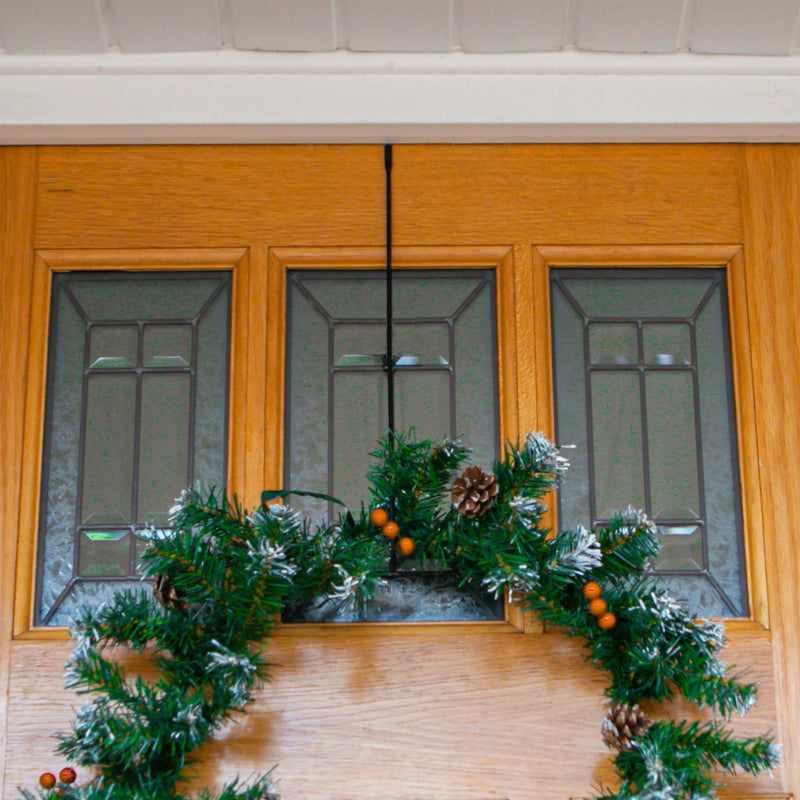 Classic Christmas Wreath Door Hanger - By Harbour Housewares