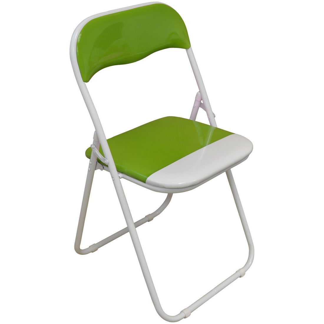 Harbour Housewares Green / White Padded, Folding, Desk Chair
