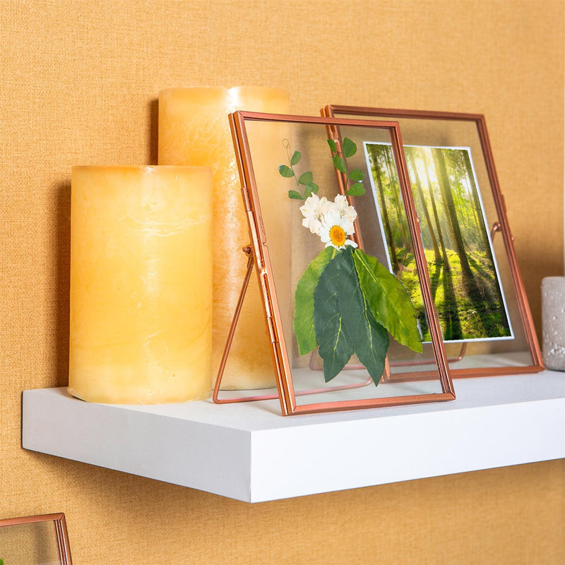 5" x 7" Standing Metal Photo Frame - by Nicola Spring